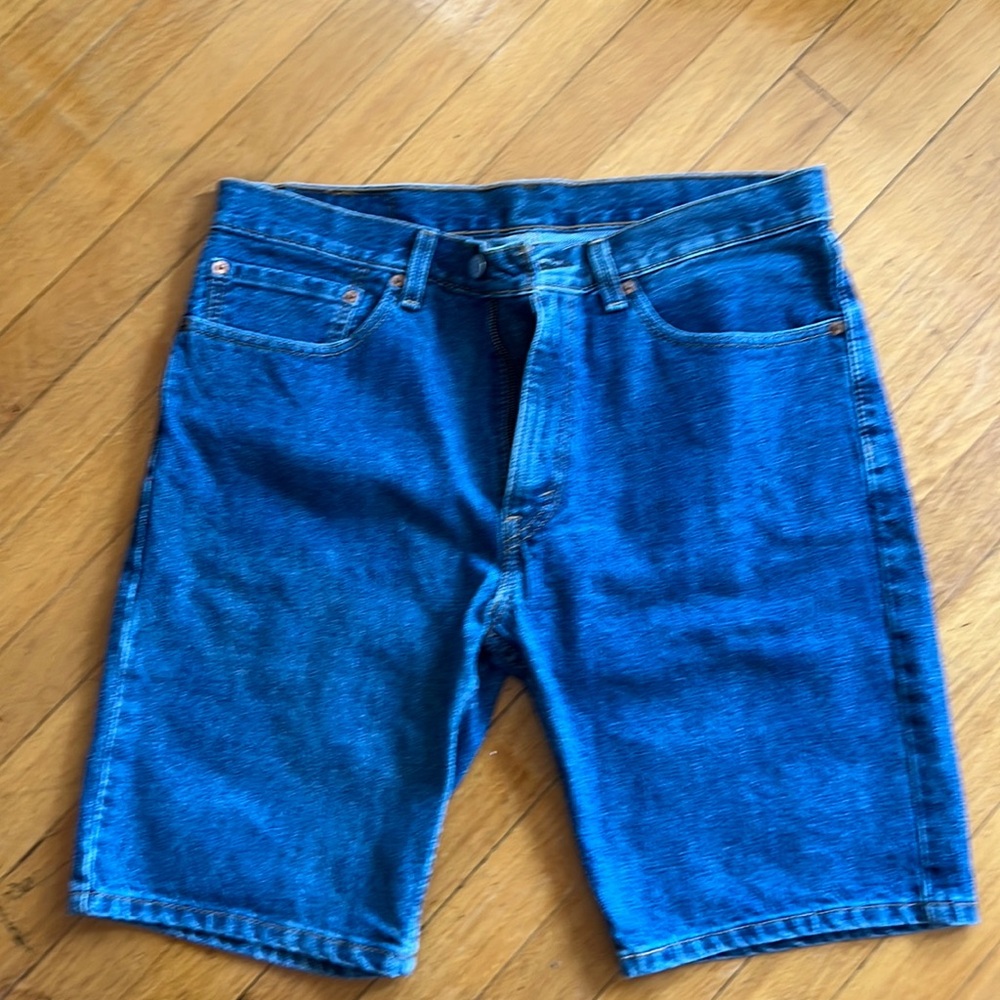 Dark blue Mens Levi’s jeans shorts